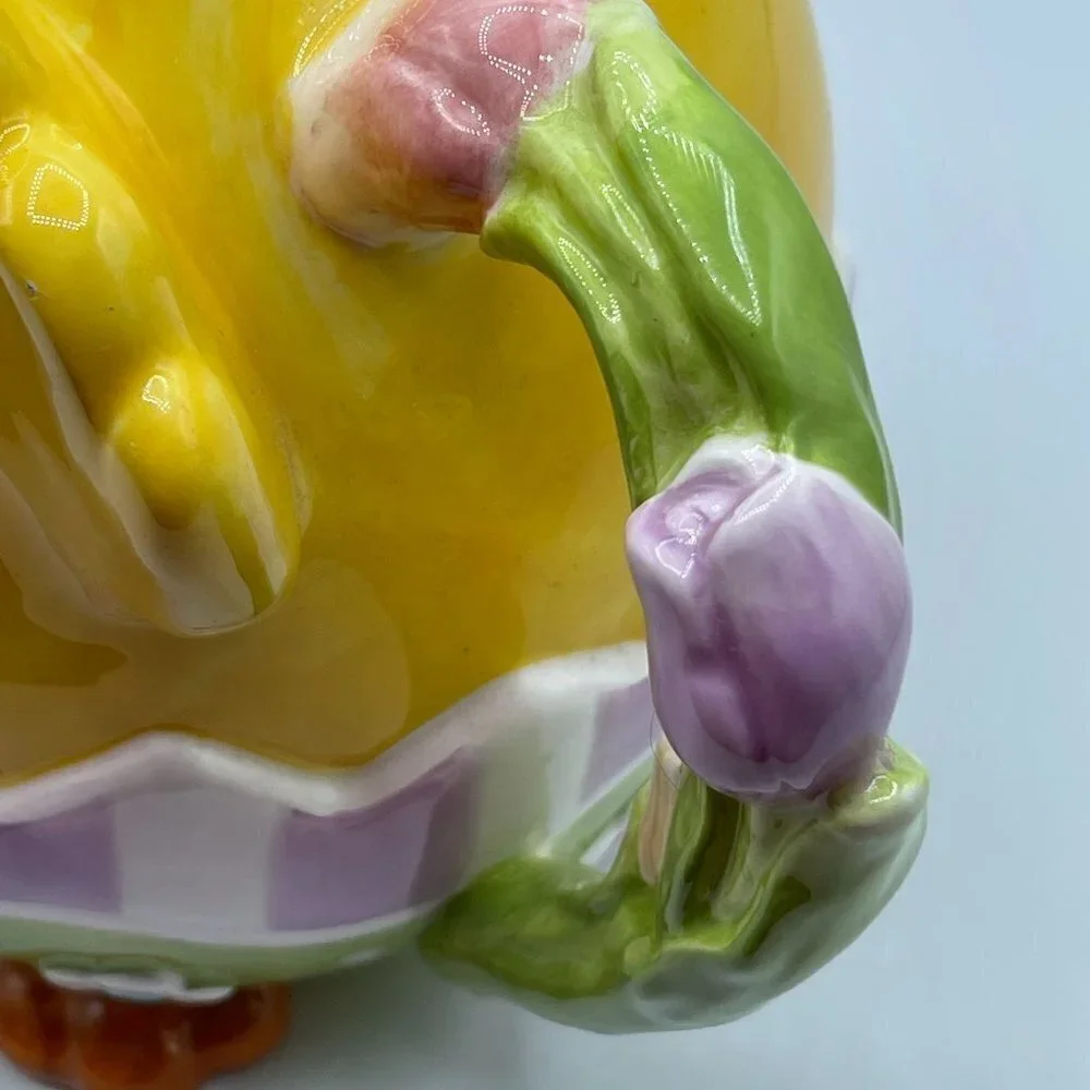 Chang Song Baby Chick Flower Teapot With Handle Easter